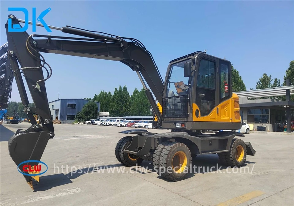 6.5-ton tire-type excavator working mode view