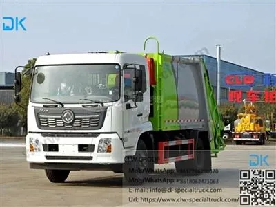 Dongfeng Tianjin 10 Trak Sampah Mampatan Square